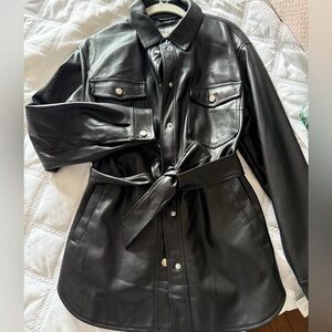 Leather Shacket